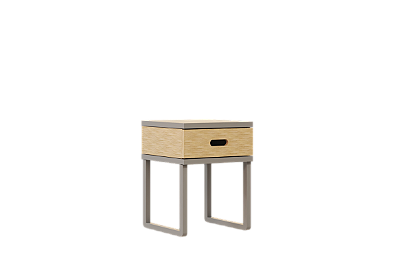 Mesa De Cabeceira Tupi - Cinza