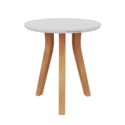 Mesa Lateral De Apoio Bo/Link - Branco / Jequitiba - prontaentrega