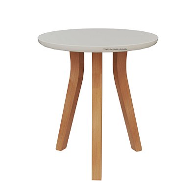 Mesa Lateral De Apoio Bo/Link - Areia / Jequitiba
