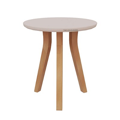 Mesa Lateral De Apoio Bo/Link - Rosa Old / Jequitiba