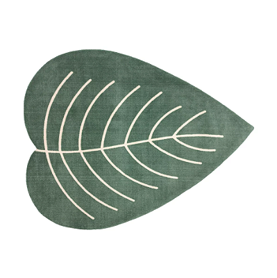 Tapete - Folha Verde - Quadrado