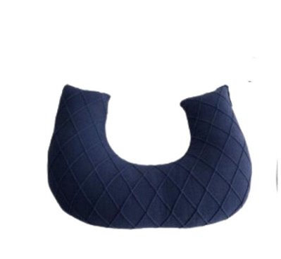 Almofada de amamentação - tricô - azul marinho 008
