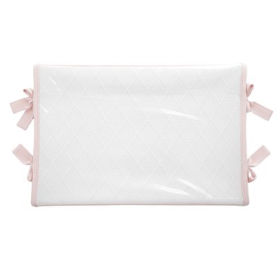 Trocador Reto - Tricot - Rosa Pastel - prontaentrega