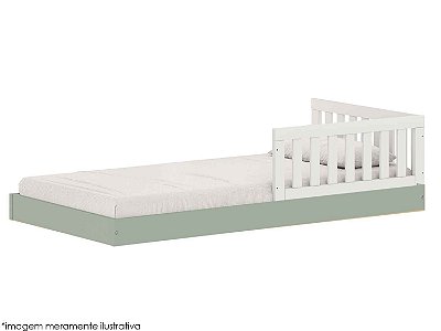 Cama Arcos Play - 2  Laterais -Verde Jade