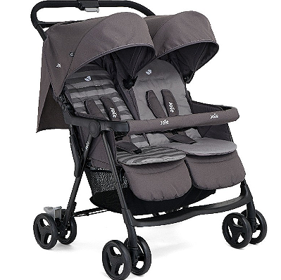 Carrinho - Aire Twin -Cinza Dark Pewter - Gêmeos
