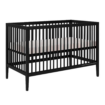 Berço Lara - 2 em 1 - Preto