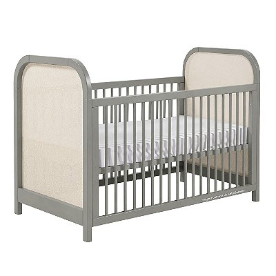 Berço Trama - Fendi Com Palha Natural