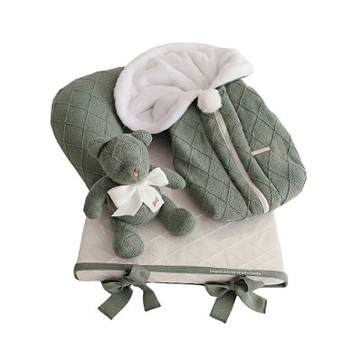 Kit Primeiros Momentos - 4 Peças - Verde M. Plantação