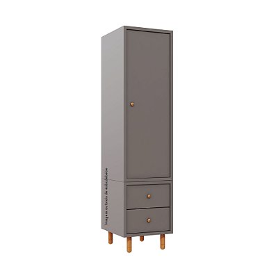 Armário Modular 1 Porta -  Pés Joy - Fendi