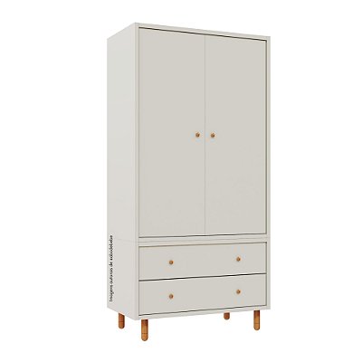 Armário Modular 2 Portas -  Pés Joy - Areia