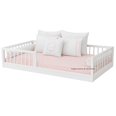Cama Infantil Casal - Ninho - Montessoriana - Branca