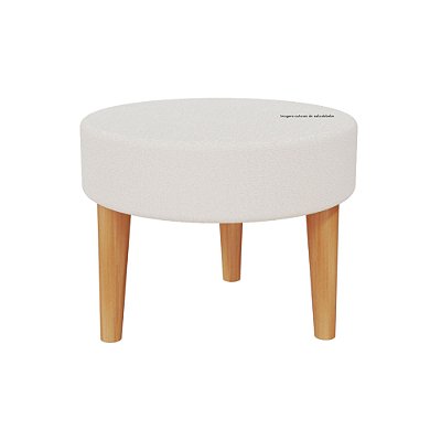 Puff Redondo - Boucle Creme
