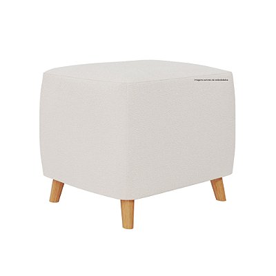 Puff Aconchego - Boucle Creme