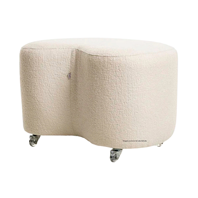 Puff Bean -  Tecido Boucle Speciale 1 - prontaentrega