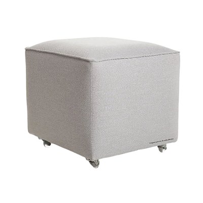 Puff Gama - Linho Cinza Claro - Tecido 228B