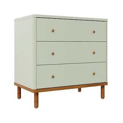 Comoda Joy - Verde Old com Madeira