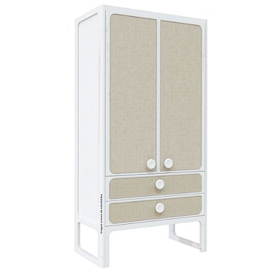 Armário Skandi - 2 Portas - Branco