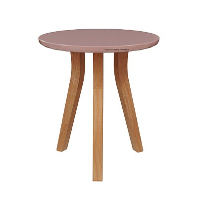 Mesa Lateral De Apoio Bo/Link - Rose / Jequitiba