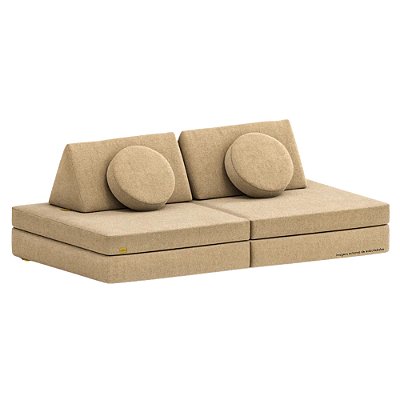 Sofá de Brincar - Boucle - Mostarda