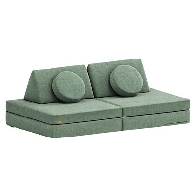 Sofá de Brincar - Boucle - Verde Claro