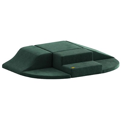 Play Baby - 6 Módulos - Cotelê - Verde