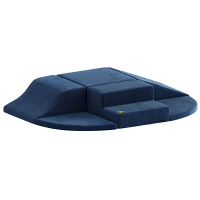 Play Baby - 6 Módulos - Cotelê - Azul Marinho