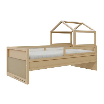 Cama Papaya - Com Casinha - Capuccino