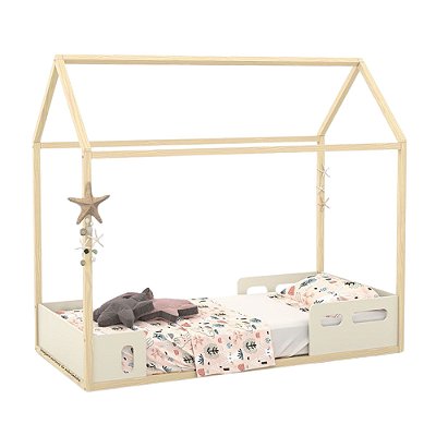 Cama Casinha - Liv - Off White / Natural 51448