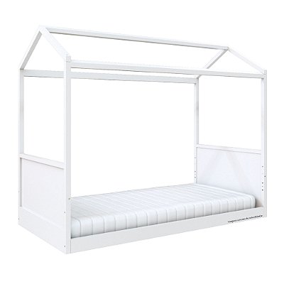 Cama Link Plus - Com Casinha - Com Ou Sem Auxiliar - Branco