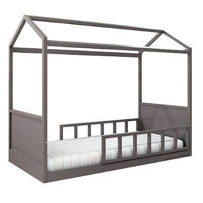 Cama Casinha Link - Com 2 Meias Grades Palitadas - Fendi