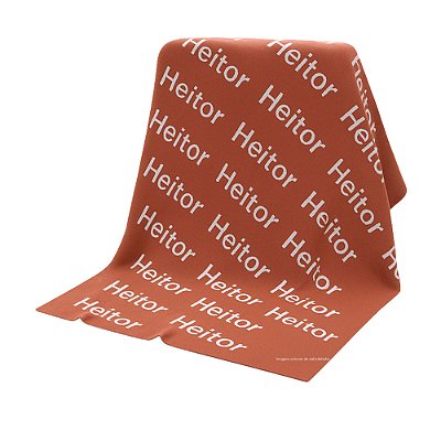 Manta Personalizada Com Nome - Tricot - Argila