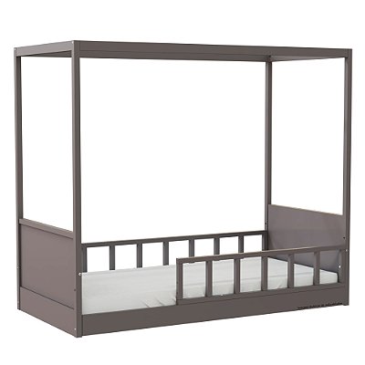 Cama Link Com Dossel - Com 1 Grade E Meia Palitada - Fendi