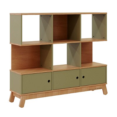 Estante Organizadora Papaya - Jequitibá / Cacto