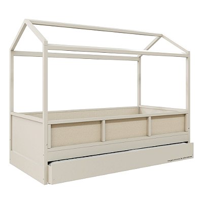 Cama Link Plus Palha - Com Casinha - Completa - Areia