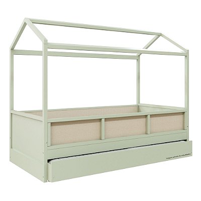 Cama Link Plus Palha - Com Casinha - Completa - Verde Old