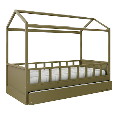 Cama Link Plus Palitada - Com Casinha - Completa - Cacto