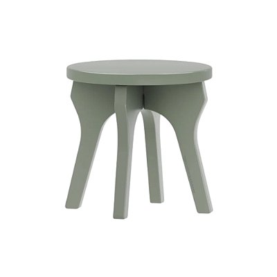 Banqueta Infantil Redonda Para Mesinha Arcos/Play - Verde