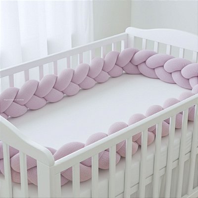 Trança Para Berço - Tricot - Lilás Depeche