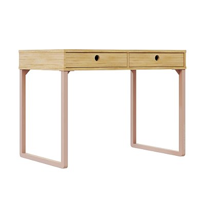 Escrivaninha Tupi - Com Ou Sem Acessórios - Rosa Old