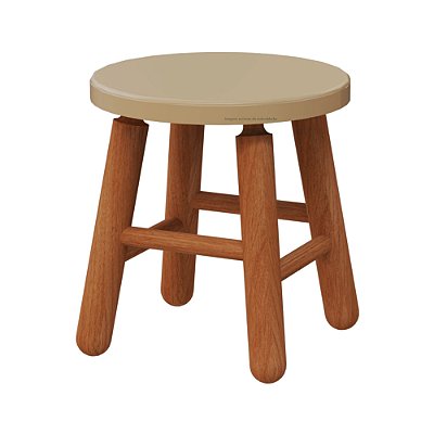 Banquinho Infantil Link - Capuccino