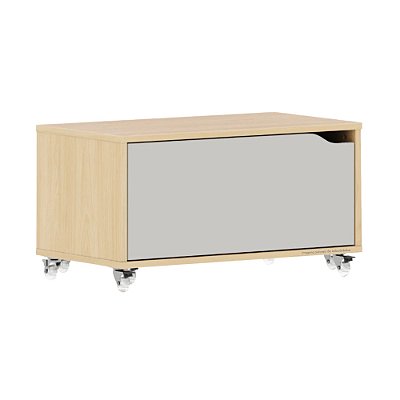 Baú Com Gaveta - Cinza