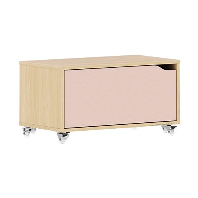 Baú Com Gaveta - Rosa