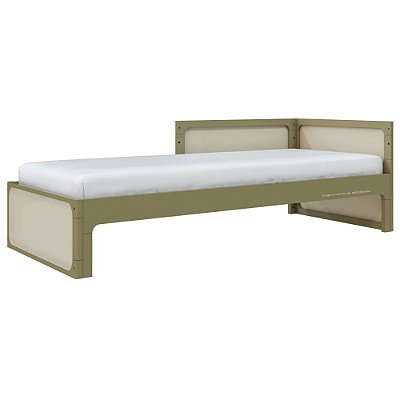 Cama Infantil Skandi - Com 1 Cabeceira e 1 Meia Grade - Cacto