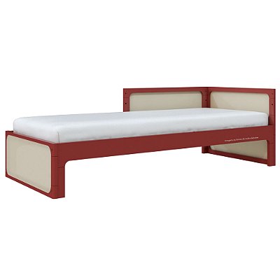 Cama Infantil Skandi - Com 1 Cabeceira e 1 Meia Grade - Páprica