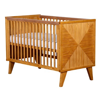 Berço Americano Zig 2 Em 1 - Mel