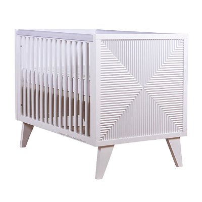 Berço Americano Zig 2 Em 1 - Branco