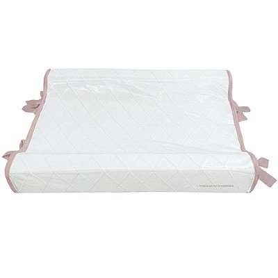 Trocador Anatômico - Tricot - Rosa Una