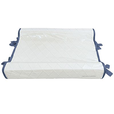 Trocador Anatômico - Tricot - Azul Tirreno