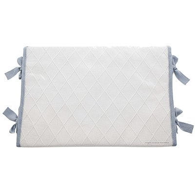 Trocador Reto - Tricot - Azul Dream