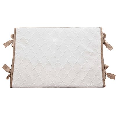 Trocador Reto - Tricot - Marrom Atol